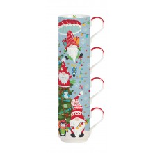 Кт/4 Mug чаши 275мл Gnomes At Work